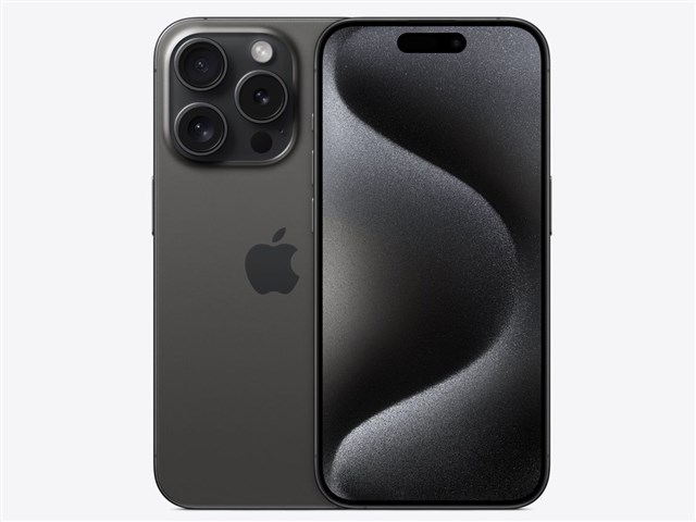 新品」SIMフリー iPhone 15 Pro 1TB [ブラックチタニウム] MTUQ3J/A の 