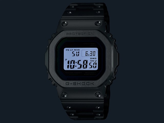 カシオ【国内正規品】CASIO G-SHOCK 電波ソーラーデジタル腕時計 FULL METAL フルメタルシリーズ GMW-B5000PC-1JF【 シルバー×ブルーグリーン】の通販なら: 家電のSAKURAchacha [Kaago(カーゴ)]