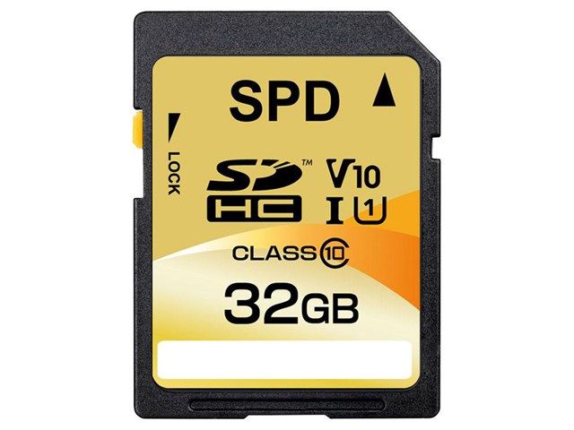 SDカード SDHC カード 32GB Class10 SPD 超高速100MB/s UHS-I U1 V10