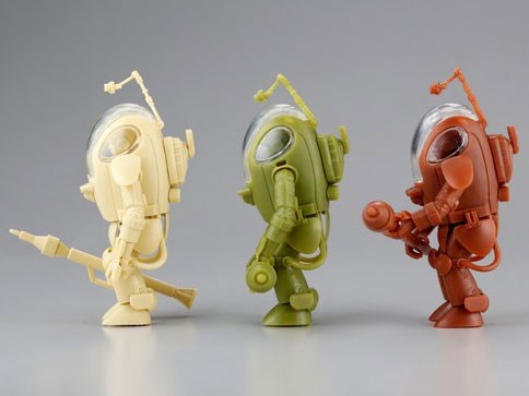 海洋堂【プラモデル】1／35 ARTPLA P.K.A（3機セット