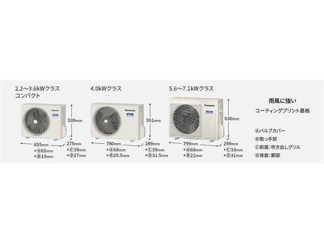 エアコン(～2.8kw) パナソニック CS-EX254D-W 10畳以下向け 8畳 冷房 暖房 クーラー 除湿 除菌 脱臭 衣類乾燥  クリスタルホワイトの通販なら: アサヒデンキPLUS [Kaago(カーゴ)]