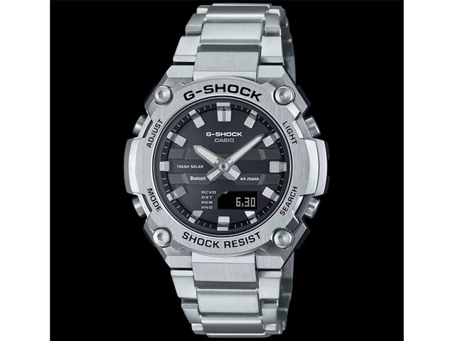 カシオ【国内正規品】CASIO G-SHOCK アナログデジタル腕時計 G-STEEL メタルバンド  GST-B600D-1AJF【モバイルリンク/アプリ連携機能】の通販なら: 家電のSAKURAchacha [Kaago(カーゴ)]