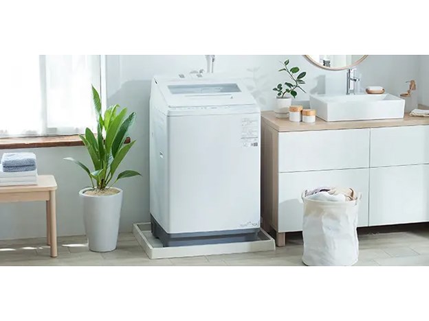 日立 HITACHI 全自動洗濯機 BW-X120K-W ビートウォッシュ 洗濯・脱水