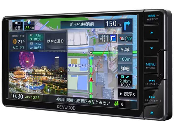 KENWOODカーナビ （ケンウッド 彩速ナビ MDV-L407W 7V型(インチ)カーナビ）