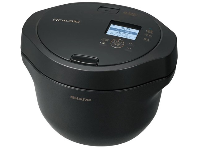 シャープ【SHARP】2.4L ヘルシオ ホットクック プレミアムブラック