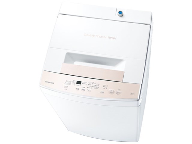 東芝 4.5kg 全自動洗濯機 ピュアホワイトTOSHIBA AW-45M7-W 【公式通販】