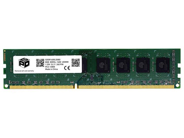 デスクトップPC用メモリ SPD DDR3L 1600 DIMM 8GB(8GBx1枚) PC3