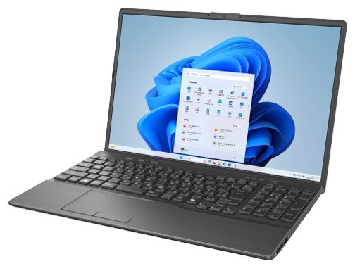 富士通中古ノートパソコン シャンパンゴールド LIFEBOOK AH45/B3 使用