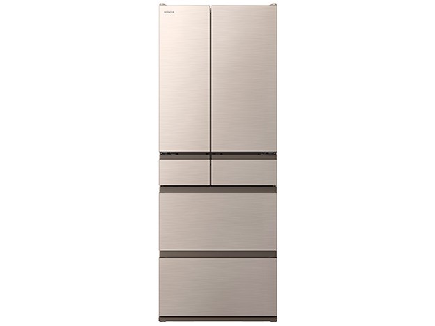 冷蔵庫(600～650L) ヒタチ R-HWC62X-N 大型冷蔵庫 ライトゴールド