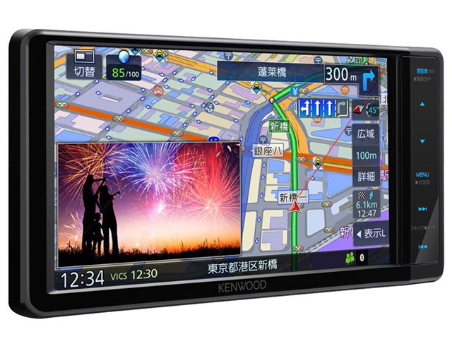 7インチワイドナビ フルセグTV CD DVD Bluetooth