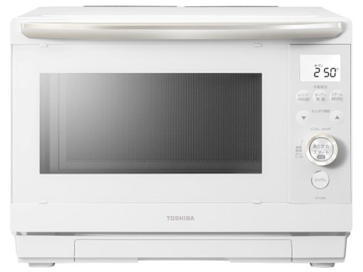 新品】TOSHIBA 東芝 過熱水蒸気オーブンレンジ 石窯ドーム ER-D90B-W 