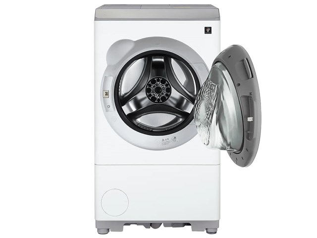 洗濯機(ドラム式 8.0kg～) シャープ ES-12P1-WR ドラム洗濯機 洗濯機 