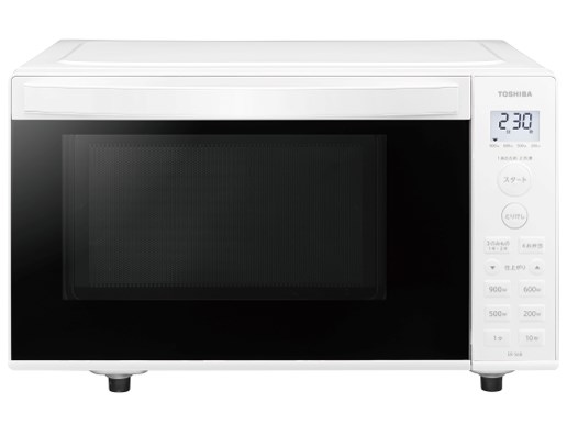 TOSHIBA フラット　電子レンジ　比較的キレイです‼️(特に中側) 東芝 TOSHIBA 単機能レンジ 庫内フラット ホワイト ER-S6B(W) 電子