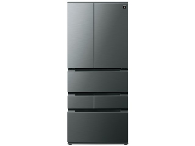冷蔵庫(600～650L) シャープ SJ-MF61R-H 大型冷蔵庫 グレー系 シャープ 