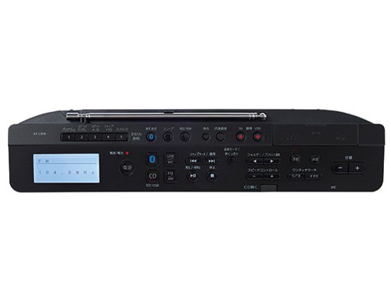 東芝【TOSHIBA】SD／USB／CDラジオ ブラック AUREX ワイドFM対応