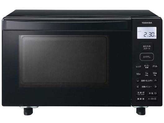 TOSHIBA 東芝 ER-40C(K) オーブンレンジ 18L ブラック フラット